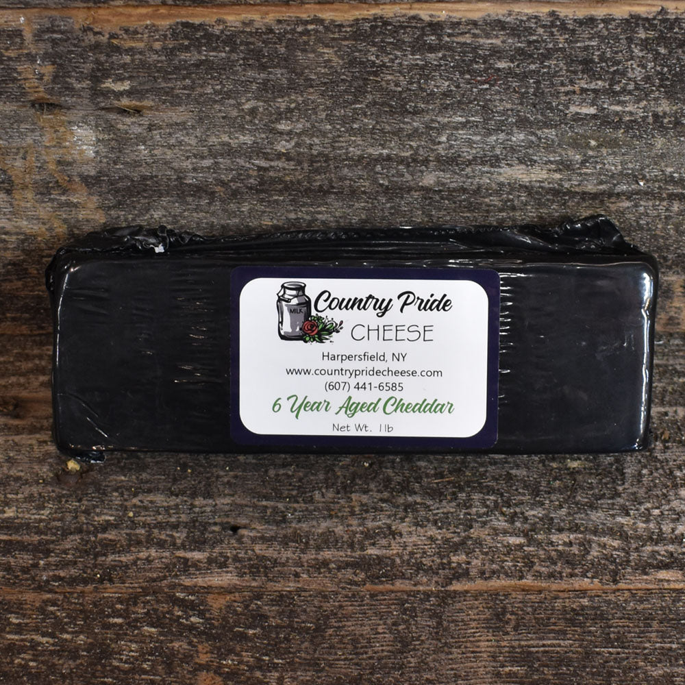 6 Year Aged Super Sharp Cheddar - 1lb Brick
